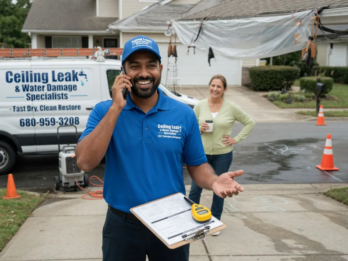 Ceiling Leak Cleanup Arlington, AL FAQs